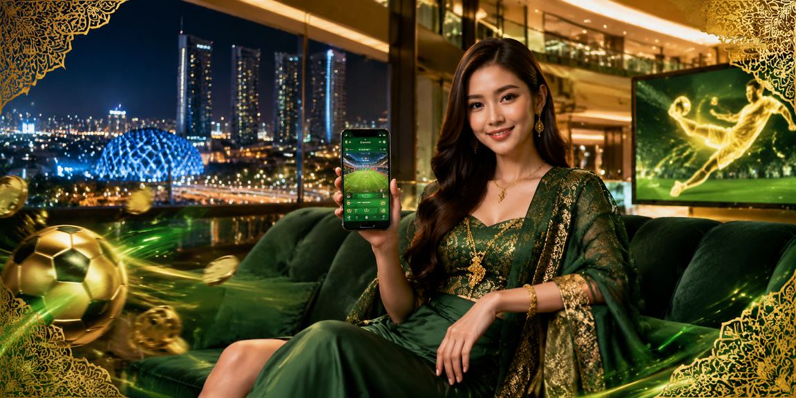 Penggemar sukan Selangor menggunakan telefon pintar untuk menyemak bonus rebat